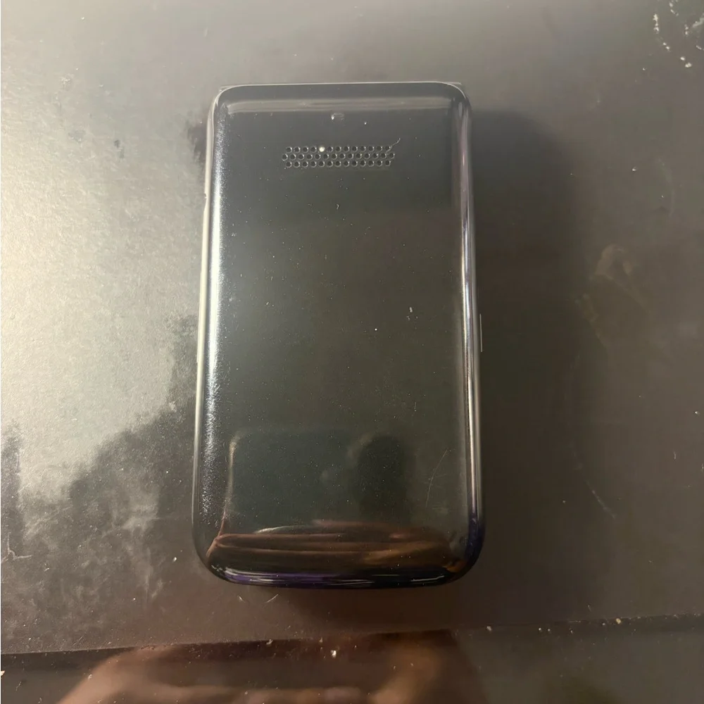 Black Flip Cell Phone with External Display